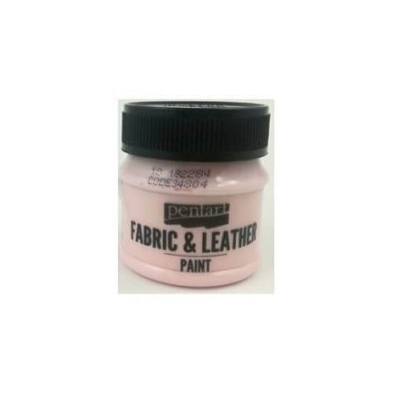 Fabric and leather paint 50 ml, Pentart -Χρώμα για ύφασμα και δέρμα, Ρόζ