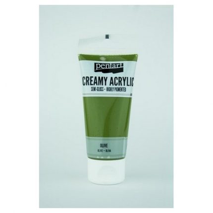 Χρώμα ακρυλικό Creamy Semi-Gloss 60ml Pentart - Olive