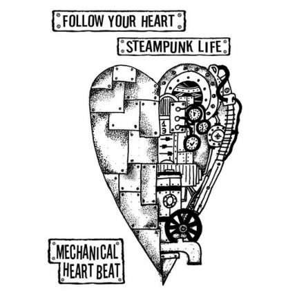 Σφραγίδα 15x20cm, Stamperia,  Mechanical heart