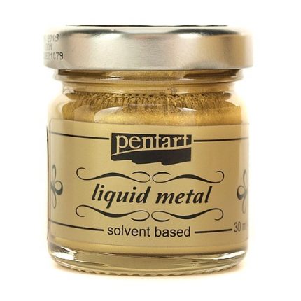 Φύλλο χρυσού Yγρό Pentart Liquid metal, Gold 30ml