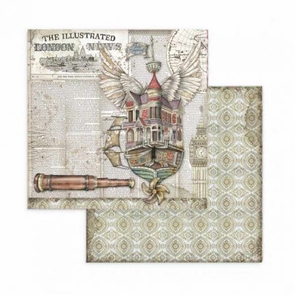 Χαρτιά scrapbooking 10τεμ, 20,3x20,3cm, Lady Vagabond Stamperia