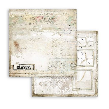 Χαρτιά scrapbooking Stamperia 10τεμ, 20.3x20.3cm, Romantic Journal