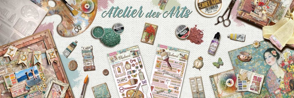 Χαρτιά scrapbooking Stamperia Atelier des Arts
