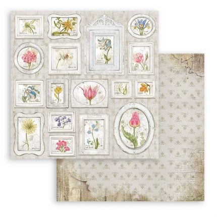 Χαρτιά scrapbooking Stamperia 10τεμ, 30.5x30.5cm, Romantic Garden House
