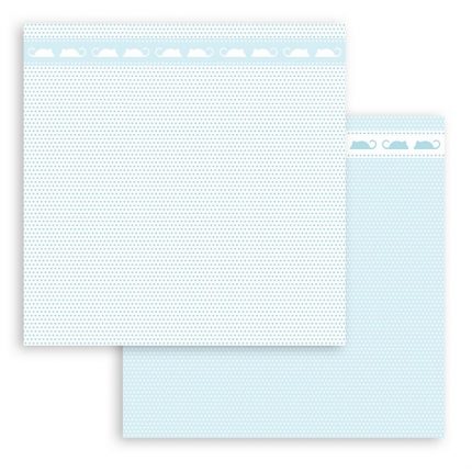 Χαρτιά scrapbooking Stamperia 10τεμ, 30.5x30.5cm, Maxi Background selection, BabyDream Blue