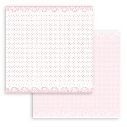 Χαρτιά scrapbooking Stamperia 10τεμ, 20.3x20.3cm, Backgrounds Selection, BabyDream Pink
