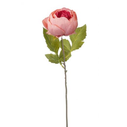 Παιώνια τεχνητό λουλούδι, ροζ, 42cm