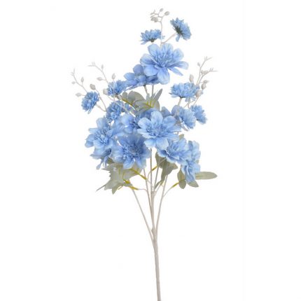 Λουλούδι τεχνητό, γαλάζιο, 65cm