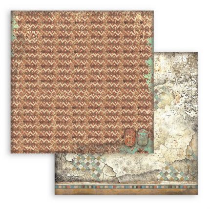 Χαρτιά scrapbooking 10τεμ, 30.5×30.5cm Stamperia, Maxi Background, Land of Pharaohs