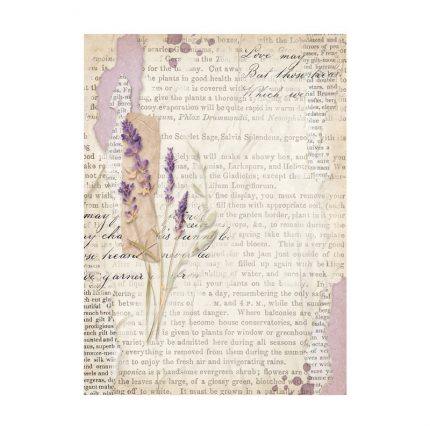 Σετ 8 ριζόχαρτα ντεκουπάζ Stamperia 10.5×14.8cm, Backgrounds, Lavender
